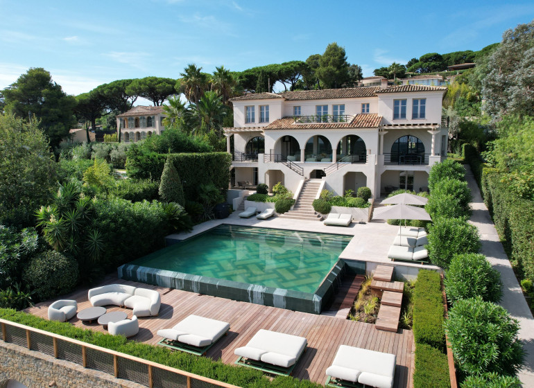 villa avec piscine au coeur de saint-tropez
